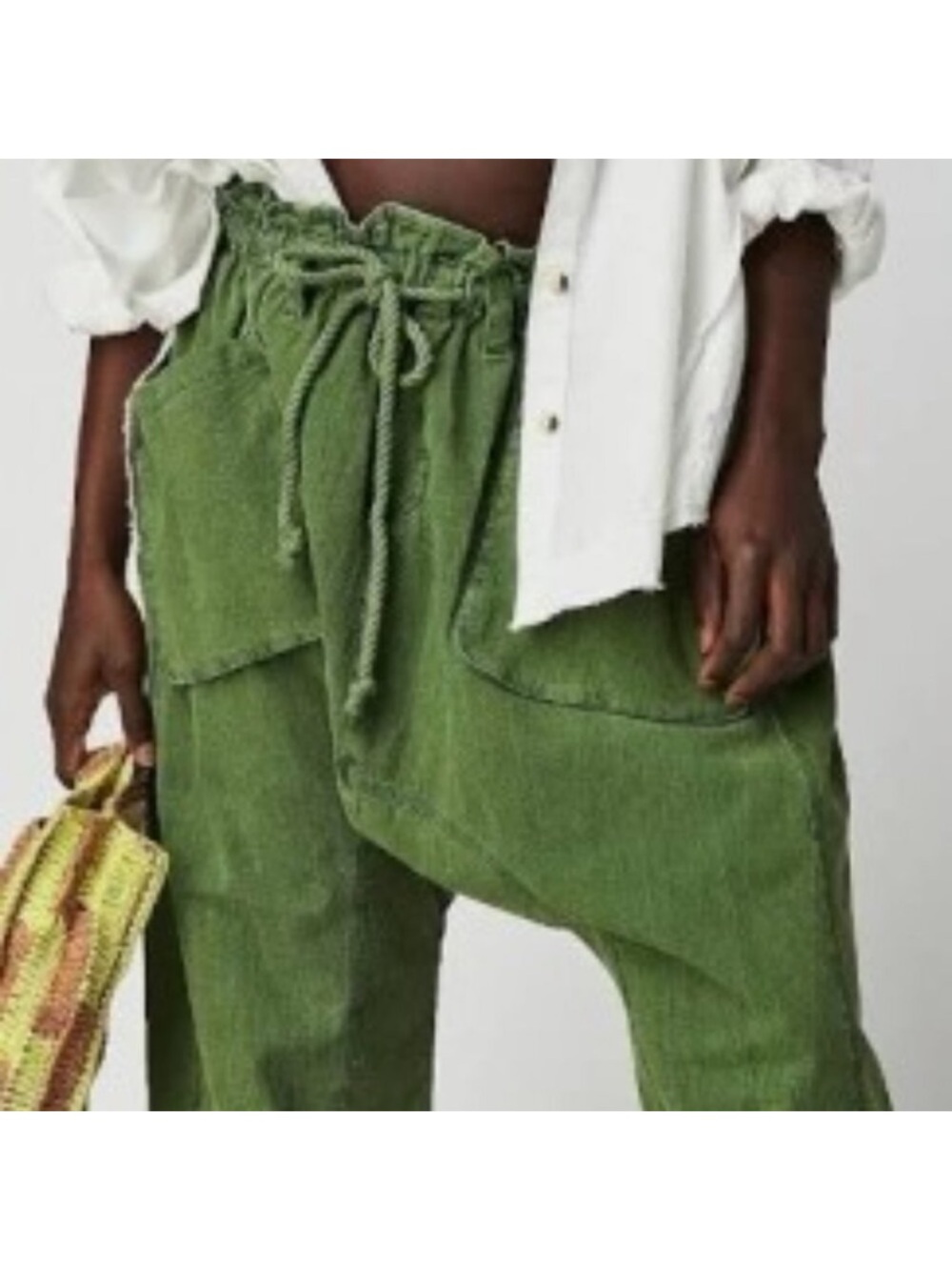 Free People Olive Green Runyon Pants
